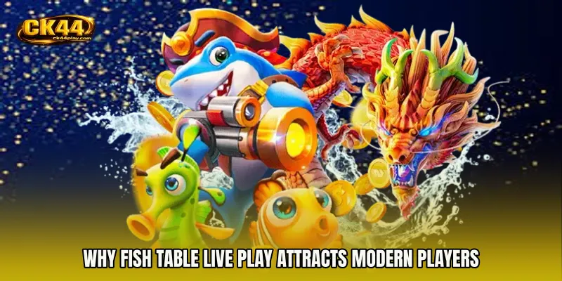 Why Fish Table live play Attracts Modern Players